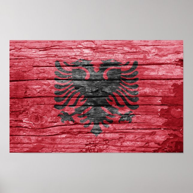 Holzflagge Poster (Vorne)