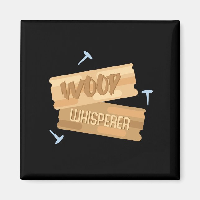 Holzflüster Magnet (Vorne)