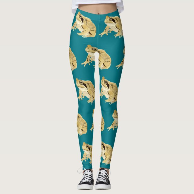 Holzfrosch Leggings (Vorderseite)