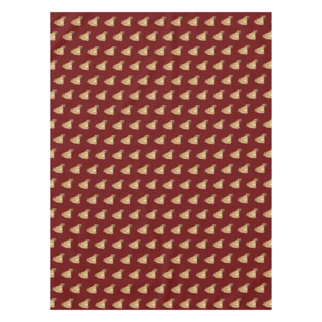 Holzfrosch Tischdecke (Vorderseite)