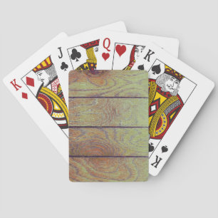 Holzfußboden Spielkarten