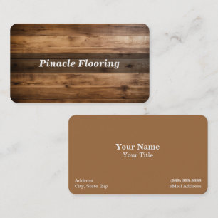 Holzfußboden Visitenkarte