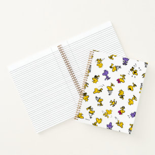 Holzfußmuster Notizbuch