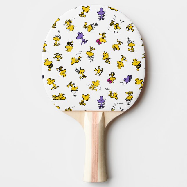 Holzfußmuster Tischtennis Schläger (Vorderseite)