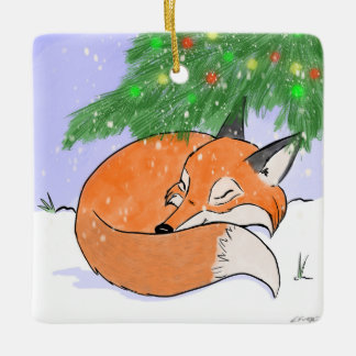 Holzfußschmuck Keramikornament