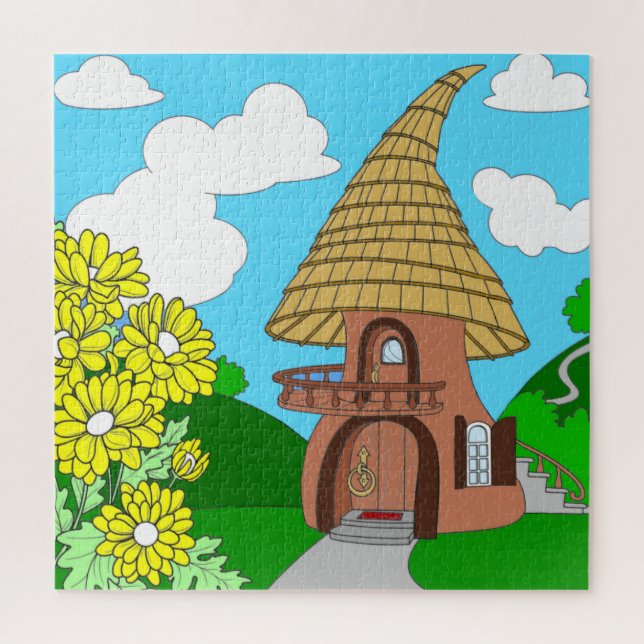 Holzhaus Puzzle (Vertikal)