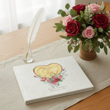 Holzherz und Rose Liebe Land
