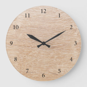 Holzhintergrund Große Wanduhr