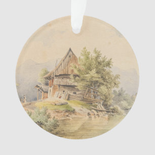 Holzhütte am See - Carl Lafite