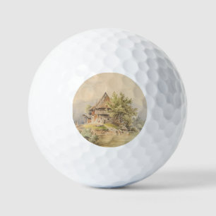 Holzhütte am See - Carl Lafite Golfball