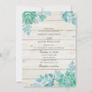 Holzhütte eine erfolgreiche Hochzeit. Rustikale Ka Einladung