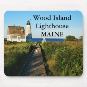 Holzinsel Leuchtturm, Maine Mousepad