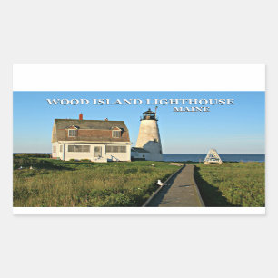 Holzinsel Leuchtturm, Maine Stickers