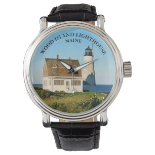 Holzinsel Lighthouse, MaineWatch Armbanduhr