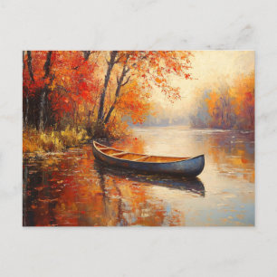 Holzkanuklee Postkarte