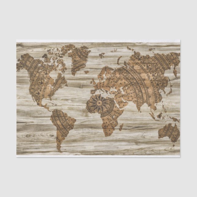 Holzkappenpapier Seidenpapier (Vorderseite)