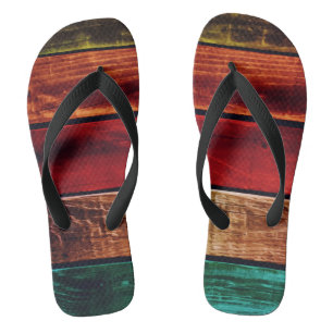 Holzkarten-Multi Flip Flops Jandals Thongs Slots