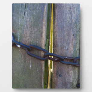 Holzkette Fotoplatte
