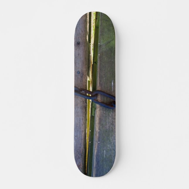 Holzkette Skateboard (Vorne)