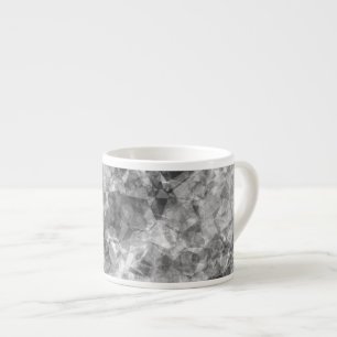 Holzkohle-Krummpling-Textur Espressotasse