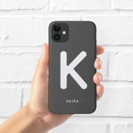 Holzkohle-Monogramm-Handyhülle Case-Mate iPhone Hülle