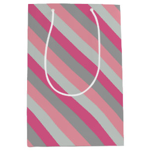 Holzkohle-Rosen mittelgroße Geschenktasche Mittlere Geschenktüte
