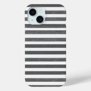Holzkohle und weißer Streifen Case-Mate iPhone Hülle
