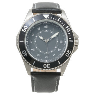 Holzkohlegrau Armbanduhr