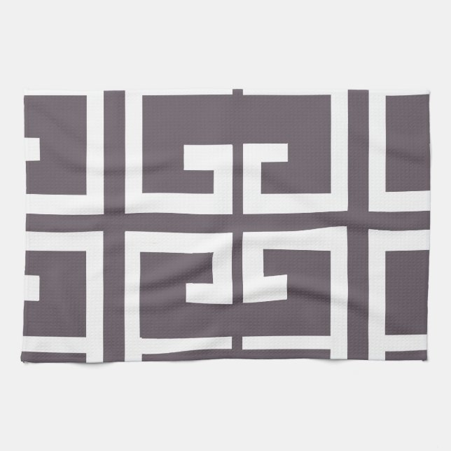 Holzkohlen-Spanisch-Fliese Handtuch (Horizontal)