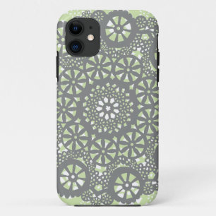 Holzkohlen-und Minzen-geometrisches Muster Case-Mate iPhone Hülle