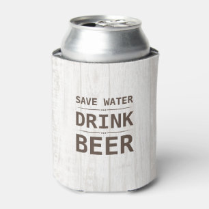 Holzkörner Rett Water Drink Bier Personalisierter  Dosenkühler