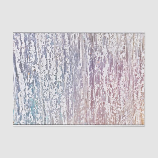Holzkörner Weiß Lila rosa Pastell Rustikale Textur Seidenpapier (Vorderseite)