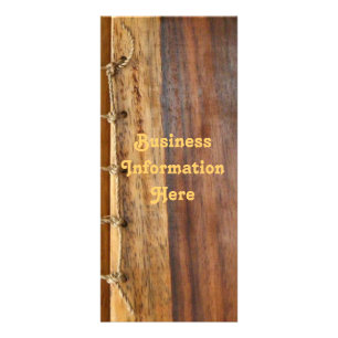 Holzkörnerkarte 2012 Kalender Business Rack Card Werbekarte