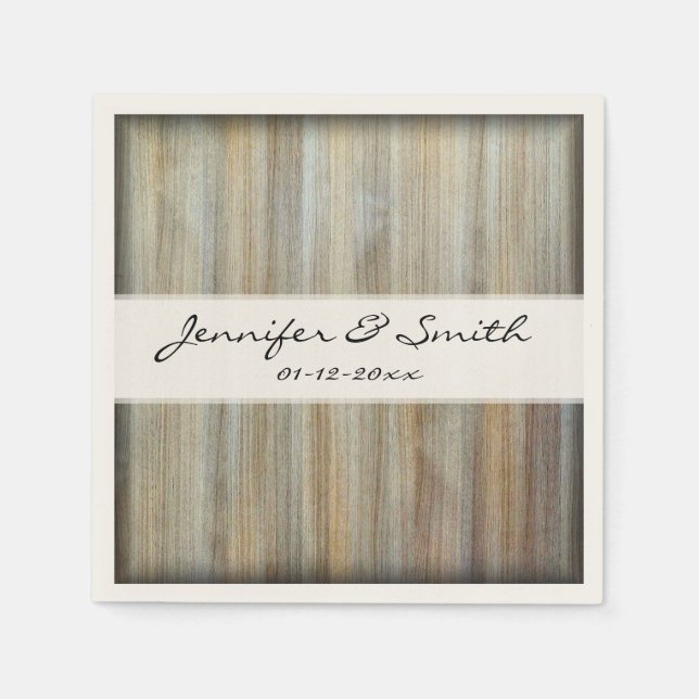 Holzkörnertextur #2 serviette (Vorderseite)