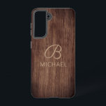 Holzkörnholz mit Monogramm-Personalisierter Bezeic Samsung Galaxy Hülle<br><div class="desc">Samsung SGH-E900 Digitalkamera Samsung präsentiert sich mit seinem Personalisierten Handy mit einem edlen Touchscreen-Touchscreen und einem personalisierten Touchscreen. Perfektes Geschenk für Weihnachten,  Geburtstag,  Vatertag und vieles mehr. Entworfen von © Evco Studio</div>