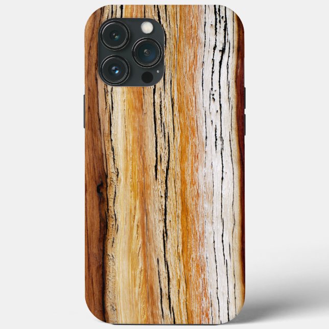 Holzkörnmuster Case-Mate iPhone Hülle (Rückseite)