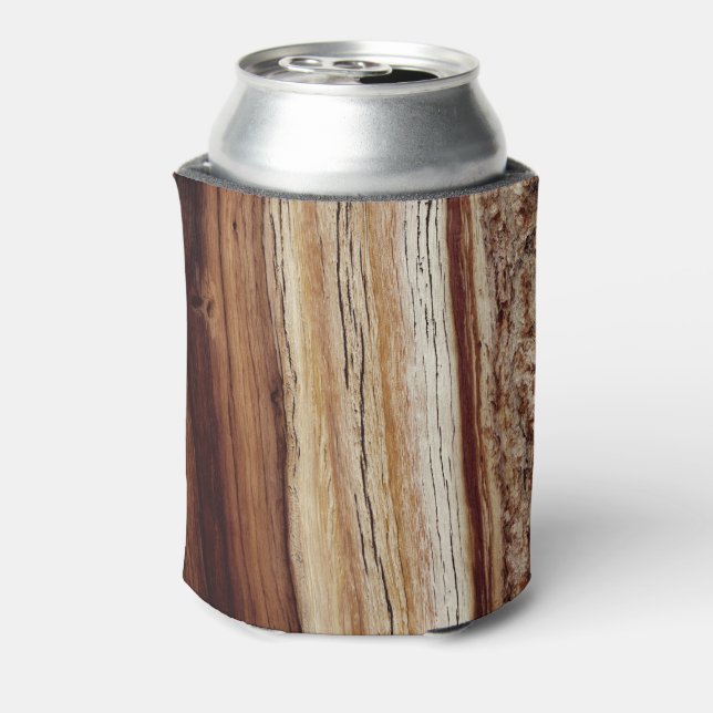 Holzkörnmuster Dosenkühler (Kanne Rückseite)