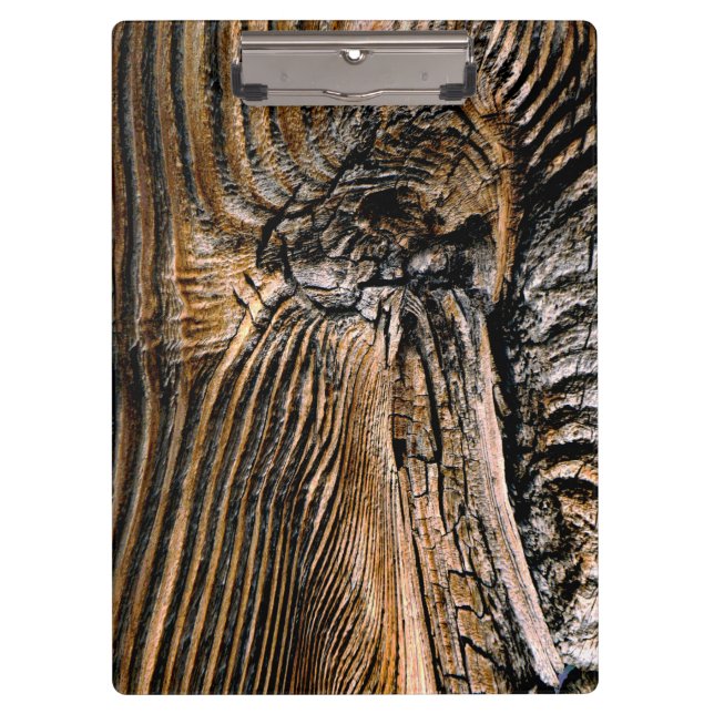 Holzkörnmuster Klemmbrett (Vorderseite)