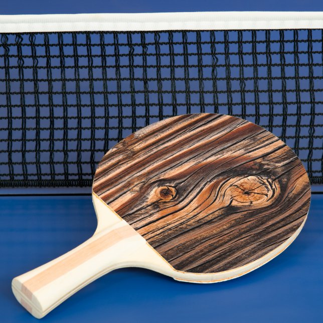 Holzkörnmuster Tischtennis Schläger (InSitu)