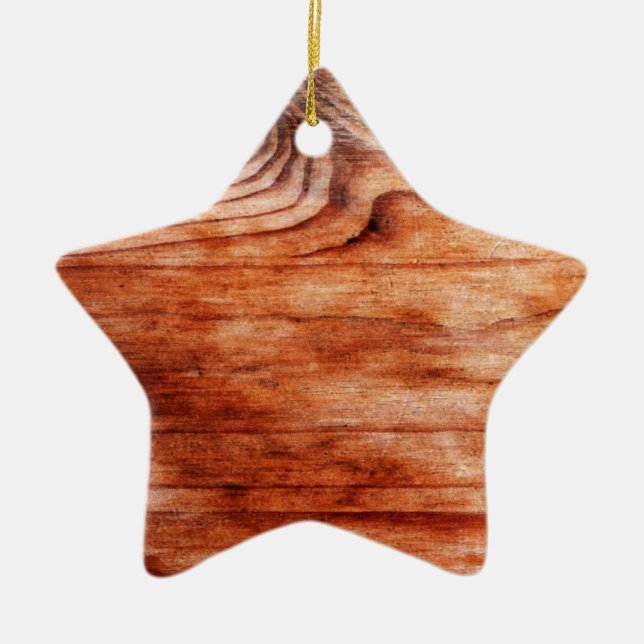 Holzkörntextur Keramikornament (Vorne)
