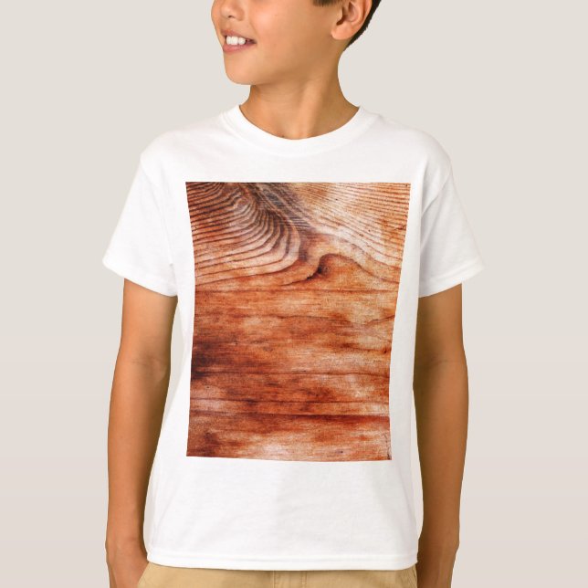 Holzkörntextur T-Shirt (Vorderseite)