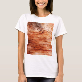 Holzkörntextur T-Shirt
