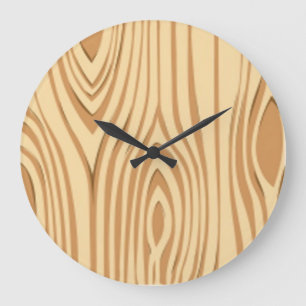 HOLZKÖRPER GROßE WANDUHR