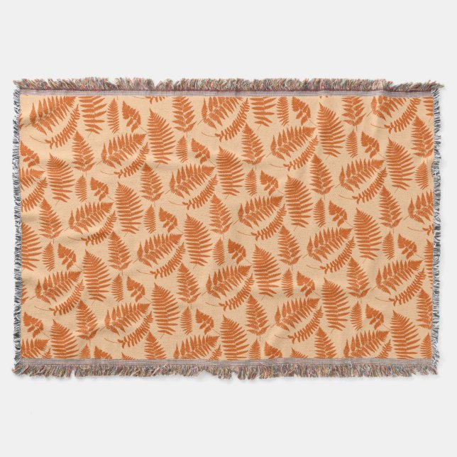 Holzland-Heckmuster, Pastellorange Decke (Vorderseite)