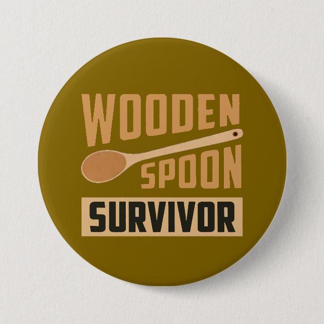 Holzlöffel Button (Vorderseite)