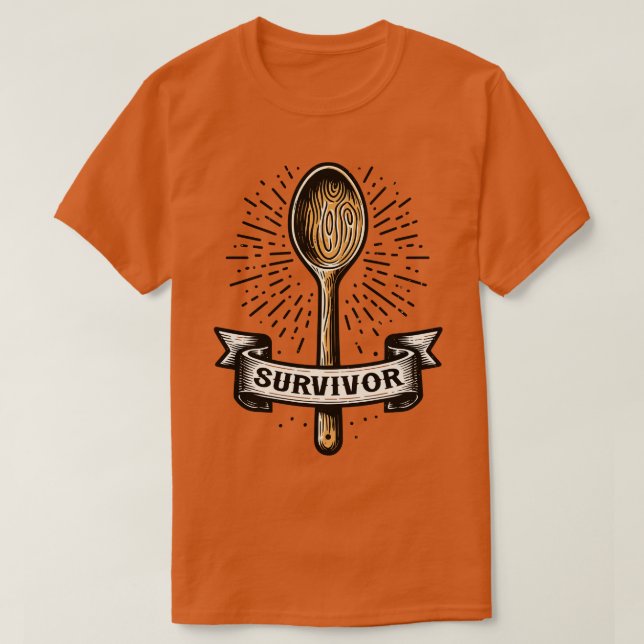Holzlöffel T-Shirt (Design vorne)