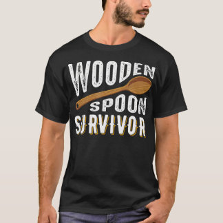 Holzlöffelüberlebender Champion T Shirt Funny Gift