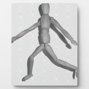 Holzmannequin Fotoplatte