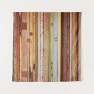 Holzmaterial: Vintage Tapetenstruktur Wandteppich