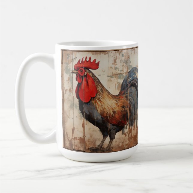 Holzmöbel, rustikal, Kaffeetasse, Kaffeetasse (Links)